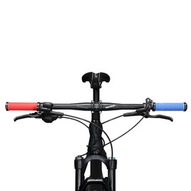 Bynccea Fahrradgriffe, rutschfeste Griffe für Mountainbikes mit Aluminiumschloss, MTB-Griffe, Universal-Fahrradgriffe mit 2 Seiten-Verschluss