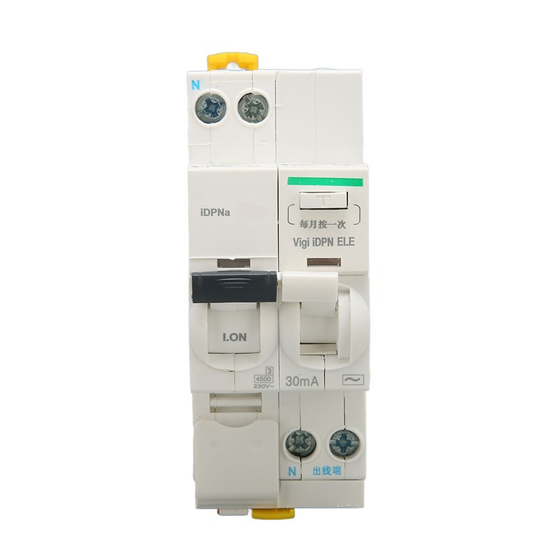 Circuit Breaker Air Switch 1P N AC 230V Leakage Protection