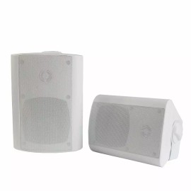 Herdio 2X5.25" 200W Bluetooth Speakers Indoor Outdoor Waterproof Wall Speakers Theatre - 401WBT