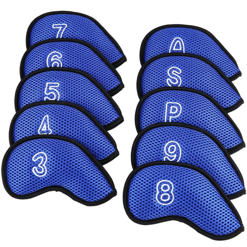 Sword &Shield sports 10Pcs/Pack New Meshy Golf Iron Covers Set