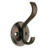 Franklin Brass (1-Pack) Coat and Hat Wall Hooks Double Hooks