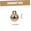 jojofuny 5pcs DIY Pet Bell Decor Brass Bells Ornaments for