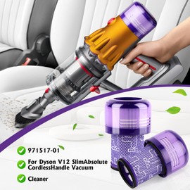 talifoca 2 St1ck HEPA Filter f1r Dyson V12 Detect Slim Staubsauger - Ersetzen Sie 971517-01