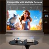 Mini Projector, VOPLLS 1080P Full HD Supported Video Projector, Portable