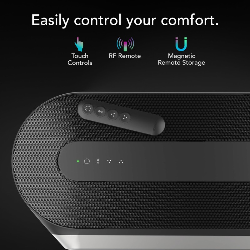 Vornado AXL Low-Profile Airwave® Oscillating Fan with Remote, Adjustable Tilt,