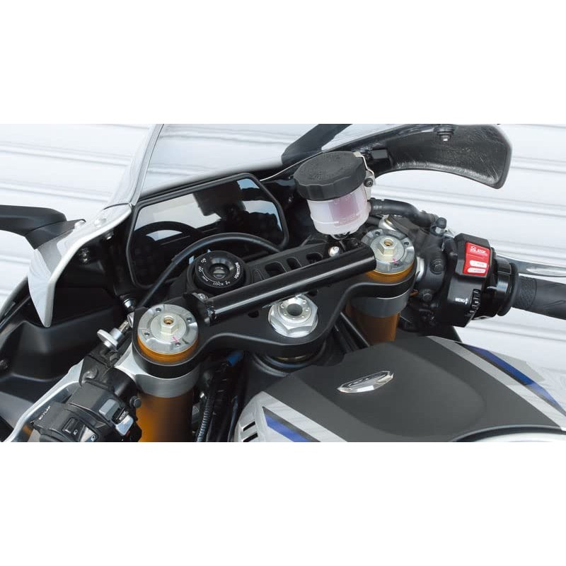 Kijima '16-YZF-R1 YAMAHA 204-076 Motorcycle Parts Handle Mount Stay, Black