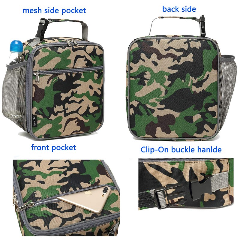 FlowFly Lonchera para niños, bolsa suave aislada, mini enfriador de