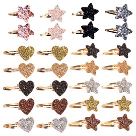 28 Pieces Cute Hair Pins, Sequin Hair Pins, Simple Hair Accessories for Children, Hairstyle Decorations and Hairstyle Design Accessories