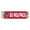 FANMATS 61422 NC State Wolfpack 2 Piece Team Slogan Decal