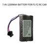 7.4V 1200mAh Battery for F1 F2 RC Car