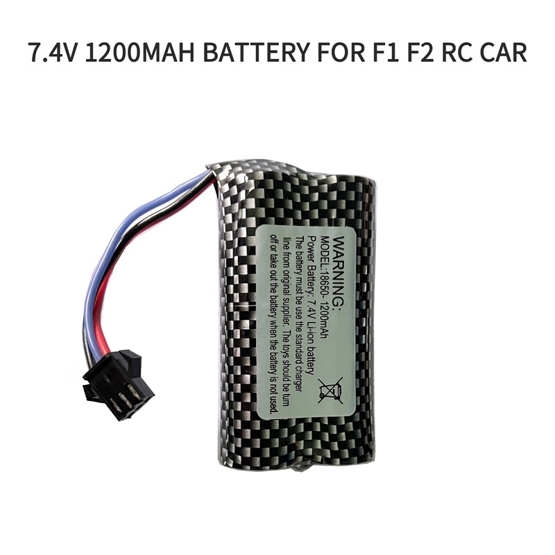 7.4V 1200mAh Battery for F1 F2 RC Car