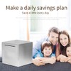 ZSooner Piggy Bank, Money Boxes, Stainless Steel Money Box That