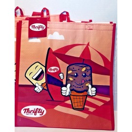 Thrifty Ice Cream Reusable 2 Sided Shopping Bag New with Tags STRONG