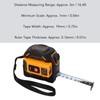 Laser Tape Measure High Accuracy ABS Housing Manganese Steel Digital