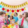 Back to School Pencil Banner, Pencil Apple Garland Banner First