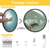 Angooni Unbreakable Convex Mirror 18 inch Safety Mirror - Lightweight