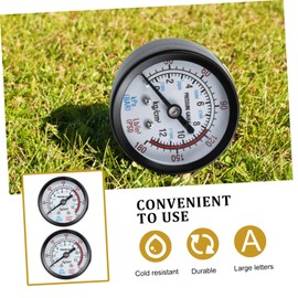 ULTECHNOVO 2pcs Liquid Pressure Gauge Digital Barometer Air Tank Measuring Gauge Air Tank Air Pressure Gauge Air Compressor Pressure Gauge Plumbing Pressure Gauge Pipeline Small White Plastic