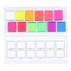 Neon Watercolor Paint Set 12 Colors Fluorescent Solid Art Supplies