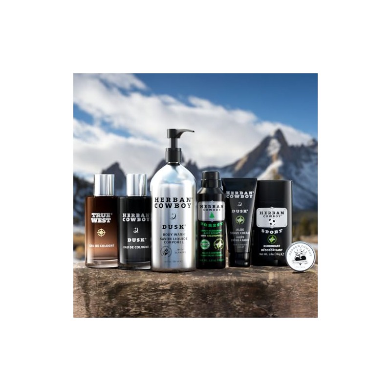 Herban Cowboy Forest Aloe Infused Deodorant with Hints of Cedar,