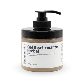 Gel Reafirmante Herbal, 400 g, Fórmula Natural con Mentol y Árnica para Celulitis, Sin Parabenos | Toxic free