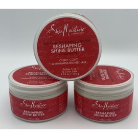 Shea Moisture Red Palm Oil & Cocoa Butter Shine Butter 3.75oz Lot Of 3