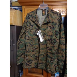 USGI USMC MARPAT Uniform WOODLAND SET Combat Shirt Pant MEDIUM REGULAR NEW WITH TAG