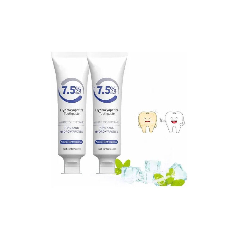 2×pasta Dientes Blanqueadora Con Hidroxiapatita, Pasta Denta