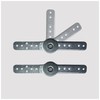 2 Pcs Adjustable Angle Hinge，Sofa backrest Hinge，DIY Furniture，Adjustment Hardware 180