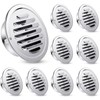Zonon 8 Pack 4 Inch Stainless Steel Air Outlet Vents