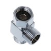 4 Pieces 3 Way Shower Arm Diverter Valve Component, G1/2"
