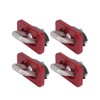 4pcs Truck Bed Tie Down Anchors 1000 LBS Bearing Stainless