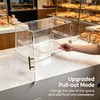 2-Tier Pastry Display Case with Removable Tray