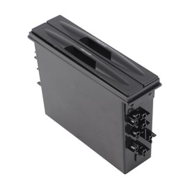GOTOTOP Black Organiser for Car, Multifunctional Car Storage Box with 2 Cup Holders, 175 x 125 x 45 mm