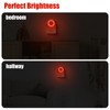 Fusunloh Red Night Lights Plug in to Wall,4 Packs Dimmable