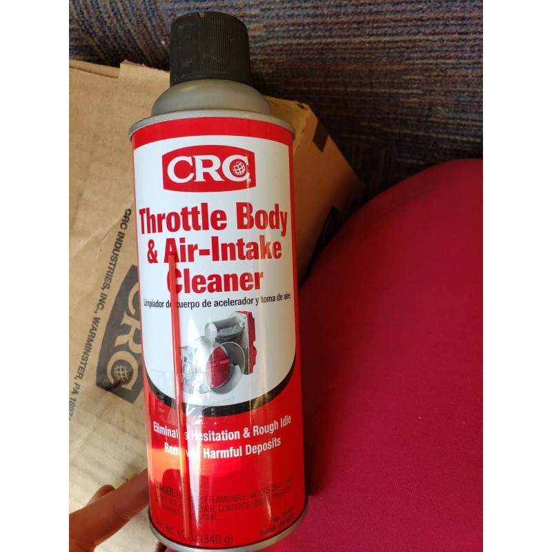 CRC QTY 12 CRC THROTTLE BODY & AIR-INTAKE CLEANER 05078