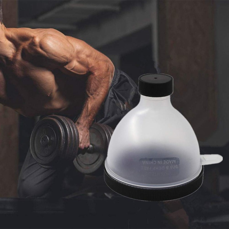 REOOHOUSE Powder Funnel Protein Funnel Supplement Storage for Shaker Bottle