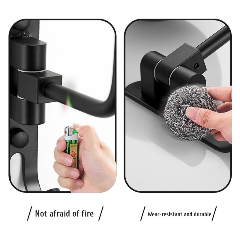 Helmet Holder 180 Degree Rotation Helmet Rack with 2 Hooks