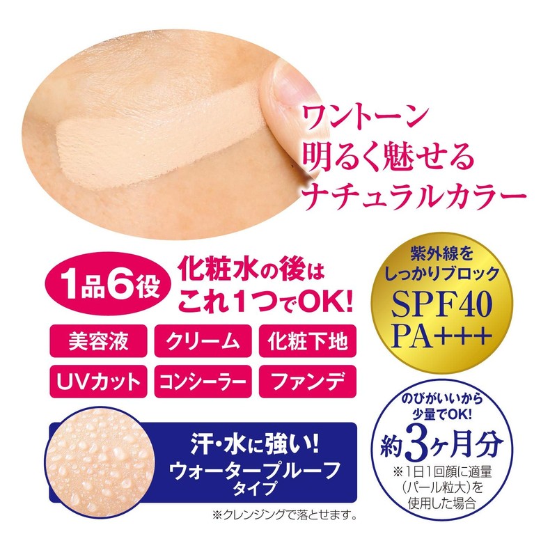 Hokkaido W Placenta Face Up Foundation, 0.9 oz (25 g)