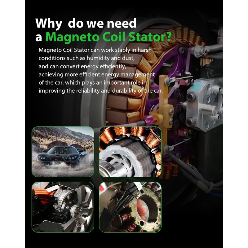 SCITOO Magneto Coil Stator with Voltage Rectifier 2007 For Polaris