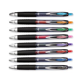 uni-ball 207 Retractable Gel Pens, Medium Point (0.7mm), Assorted, 8 Count