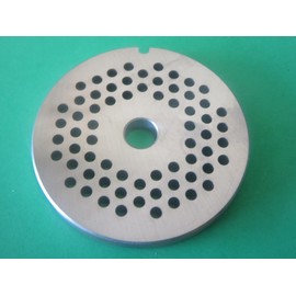 NEW SIZE meat grinder plate for the metal KitchenAid KSMMGA. 1/8" holes for VERY FINE ground meat. SEE PHOTOS prior to purchase.
