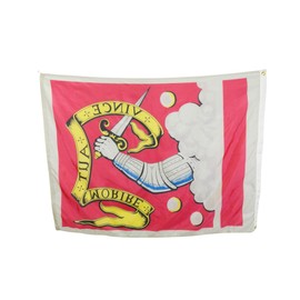 36x45 Bedford Conquer or Die Flag - Durable All-Weather Nylon, Reinforced Fly End Stitching - Proudly Made in The USA