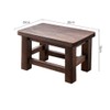 ZIJIREN Wooden Footstool, Coffee Table Stool, Shoe Carrier Stool, Planting