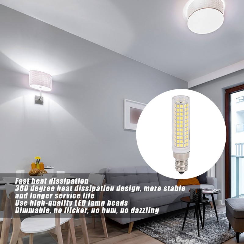 E14 Bulb LED Corn Lamp 1500LM 136LED Dimmable Light Bulb