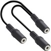 tunghey 2Pack 3.5mm (1/8 inch) Stereo 1-Female to Dual 2-Females