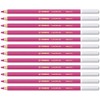 STABILO 1400/335"Carb0thello Chalk-Pastel" Colouring Pencil - Magenta (Pack of 12)