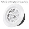 sourcing map Round Air Vent 5 Inch Adjustable Pattern Screen
