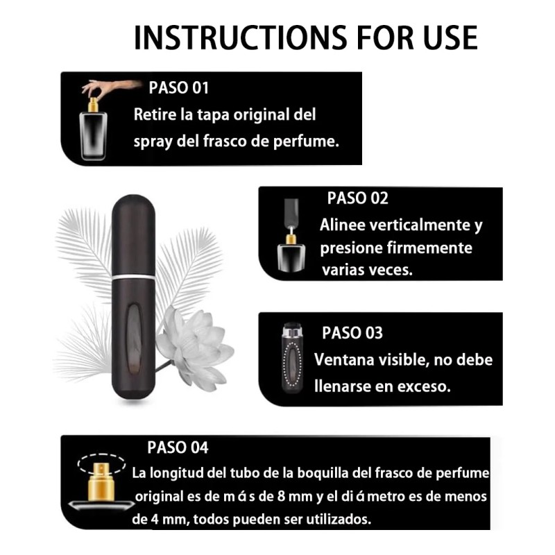 4 Unidades Botellas De Viaje Para Artículos De Tocador