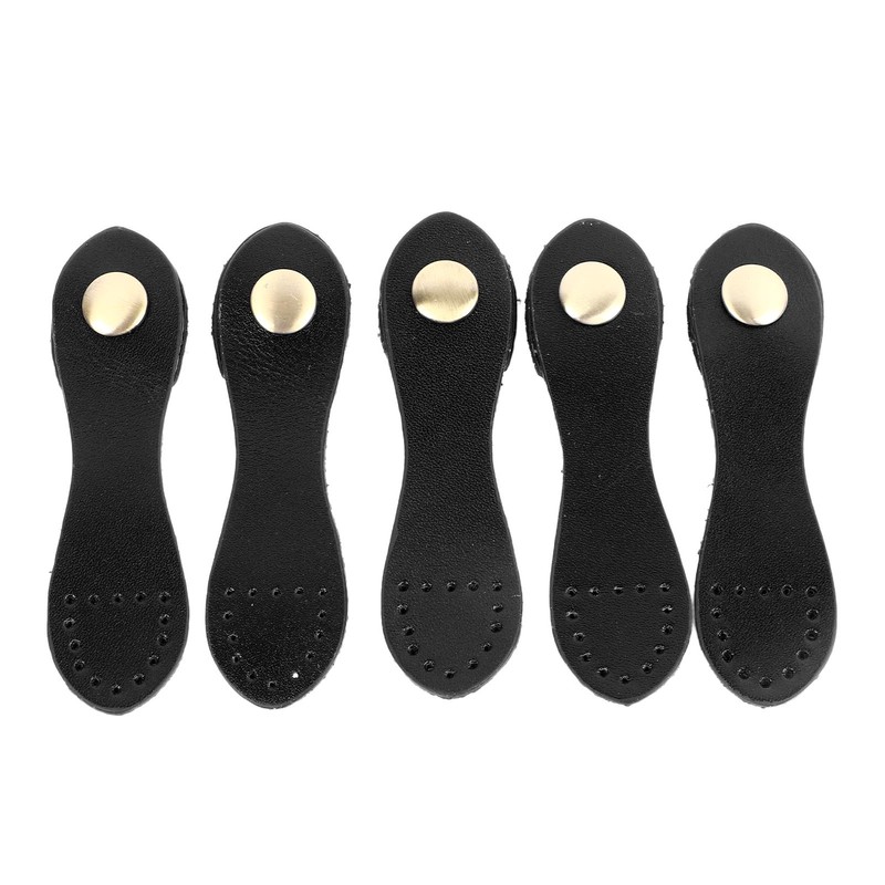 5 Set Leather Snap Buckles Soft Wearable DIY Sewing Leather