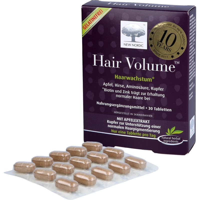 New Nordic Hair Volume Tablets Pack of 30
